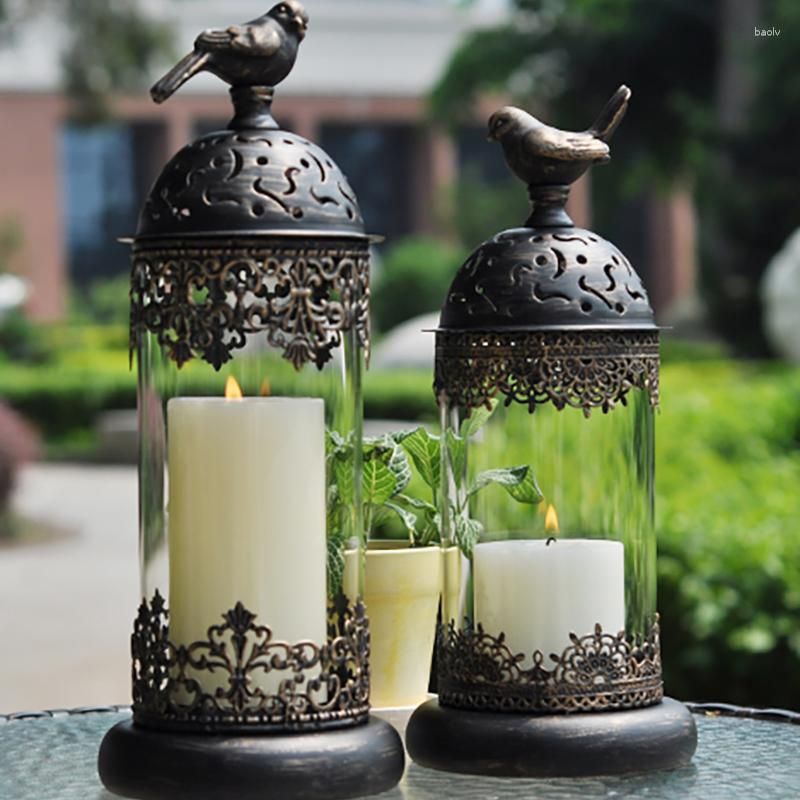 Candle Holders European Unique Holder Sleeve Glass Romantic Elegant Veins  Room Decor Minimalist Nature Portavelas Table Decoration Items From 52,6 €